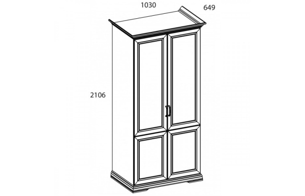 Шкаф 2DG SEVILLA
