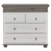 Комод Хельсинки 22 (белый воск/серый)