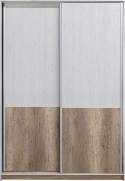 Шкаф-купе 2Д Юнона Лайт П3.0582.1.02 (Белый+Дуб версаль)