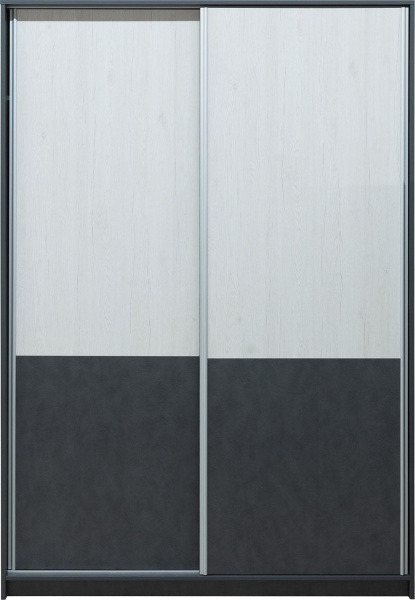 Шкаф-купе Челси Бум П3.0587.1.08 (Дуб Бордо лайт + Металл Бруклин)