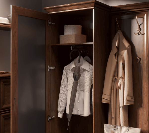 Шкаф с вешалкой КЕНТАКИ S320-PPK/110L