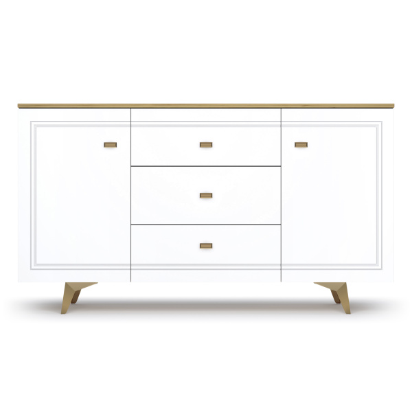 Комодино Вега Сапфир (Глянец белый)