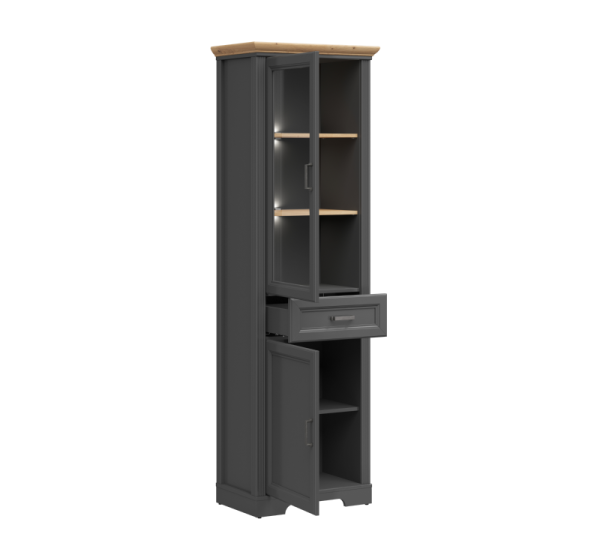 Шкаф с подсветкой ЖАСМИН REG1W1D1S