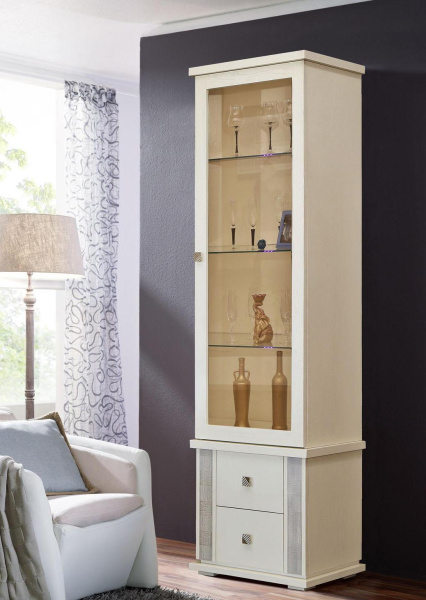 Шкаф с витриной Тунис П6.343.0.21-01 (П343.21Ш)