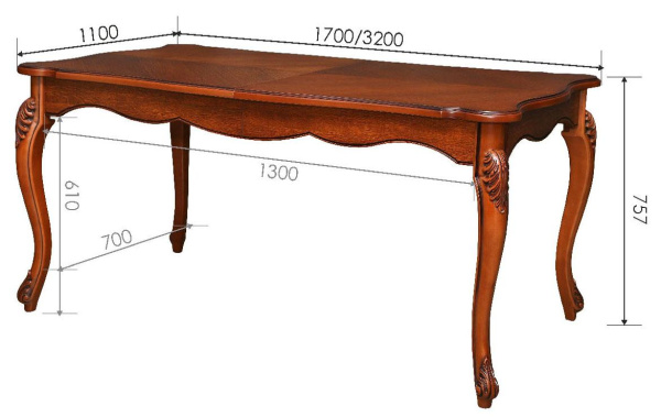 Стол обеденный Алези П1.350.4.09 (П353.09)