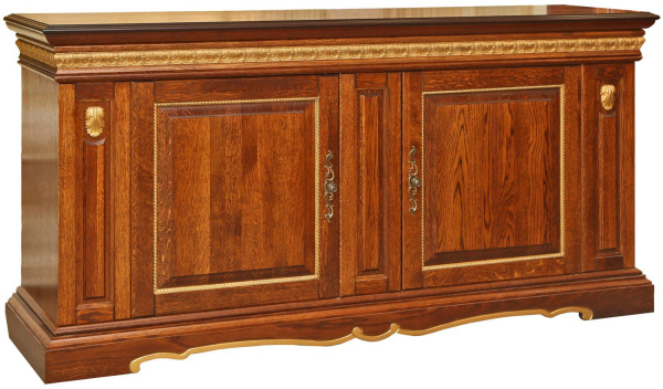 Тумба Милана 2/1с П4.265.0.21(265.21с) (Черешня с золочением)