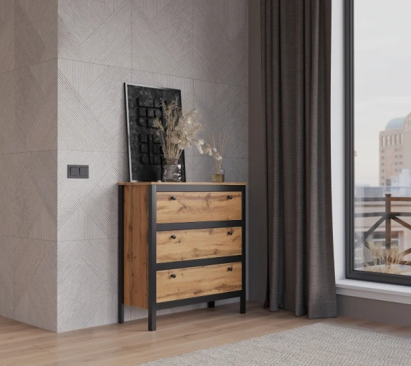 Тумба ЛОФТ KOM3S/90