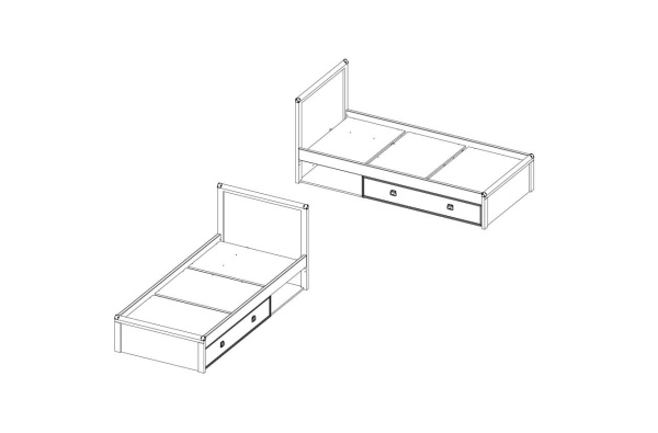 Кровать МАГЕЛЛАН 90
