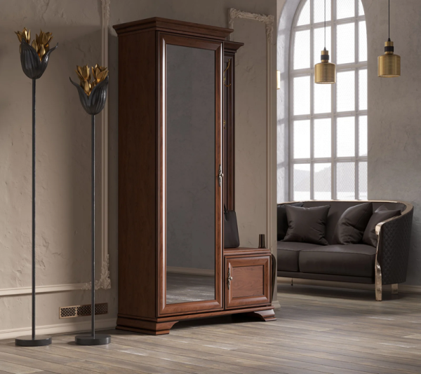 Шкаф с вешалкой КЕНТАКИ S320-PPK/110L