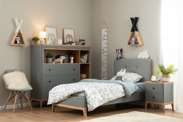 Кровать мягкая односпальная Вида №5