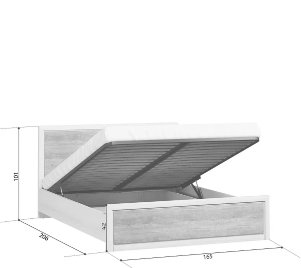 Кровать с подъемным механизмом КОЕН LOZ160Х200