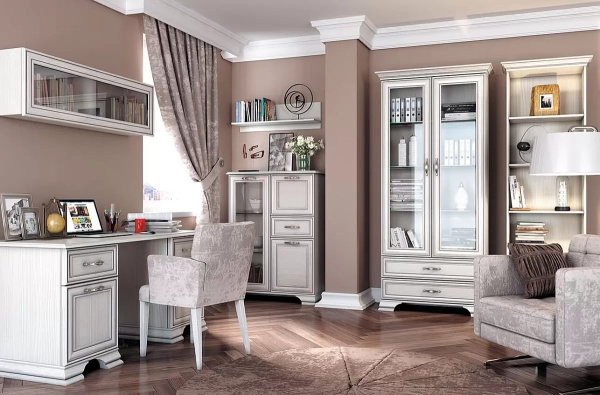 Полка B ТИФФАНИ Белая