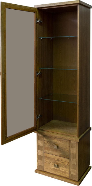 Шкаф с витриной Тунис П6.343.0.21-01 (П343.21Ш)
