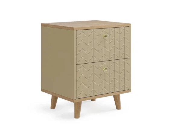 Прикроватная тумба Twin TW010 (Цвет Бежевый)