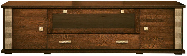 Тумба под ТВ Тунис П6.343.0.02 (П343.02Ш) (Венге c золочением)