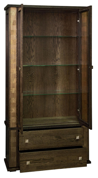 Шкаф с витриной Тунис П6.343.0.20 (П343.20Ш)
