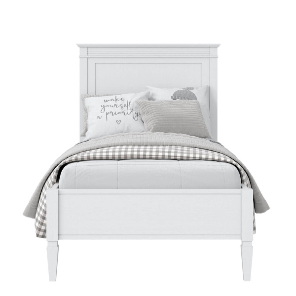 Кровать Ольса 90 (Белый лак)