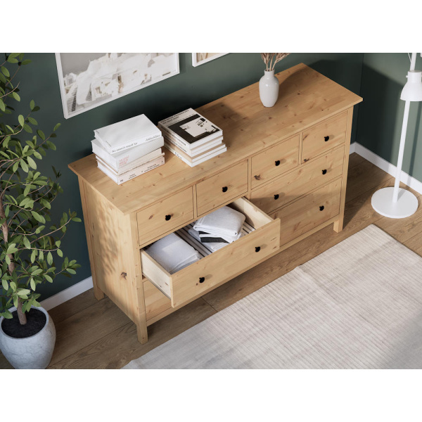 Комод 8 ящиков Кымор Hemnes
