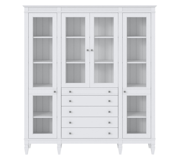 Стеллаж Ольса 422/014 (Белый лак)