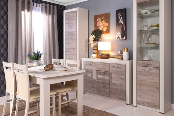 Шкаф-витрина 1V1D ОЛИВИЯ