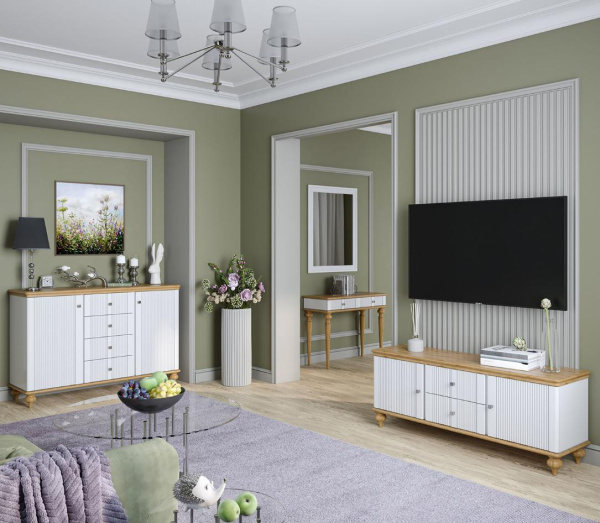 Зеркало навесное в раме Рандеву 001