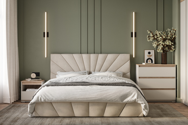 Кровать двуспальная Нельсон Лучи