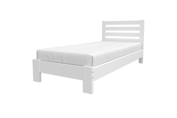 Кровать односпальная Вероника (кровать одинарная 900х2000 цвет Белый античный)