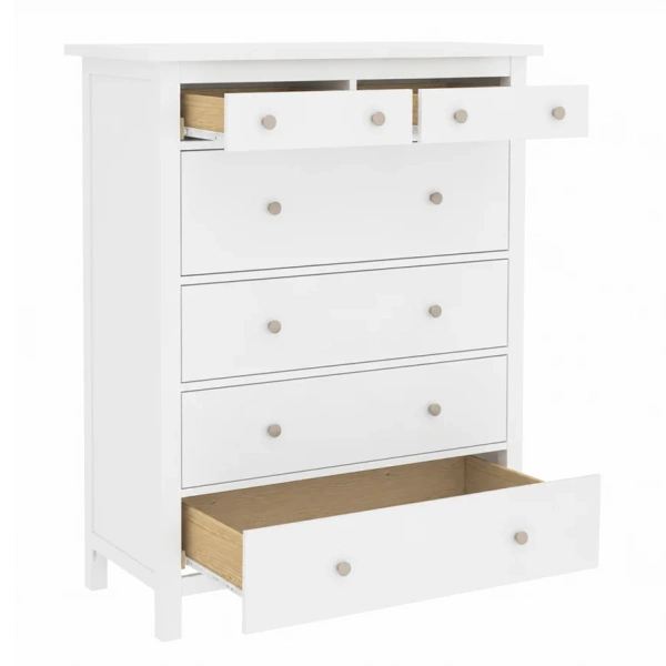 Комод Кантри Hemnes 06 ММЦ (Белый лак)