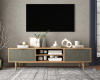 Комод Line с нишей низкий под TV R27 (Цвет Browngrey)
