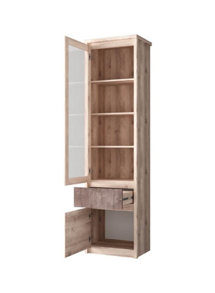 Шкаф с витриной 1V1D1S ДЖАЗ
