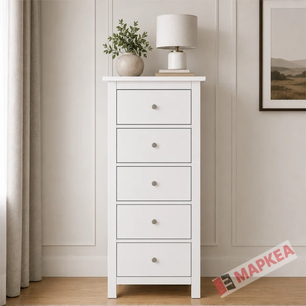 Комод Кантри Hemnes 05 ММЦ (Белый лак)