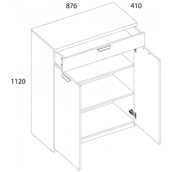 Тумба для обуви 2D1S МОДЕРН