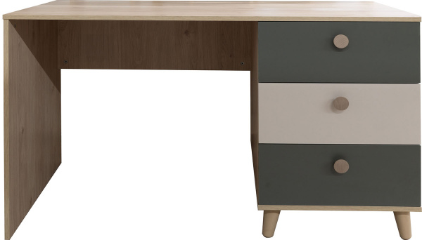 Стол письменный Вена П6.115.2.03 (Базальт+Персидский жемчуг+Гикори Кингстон)