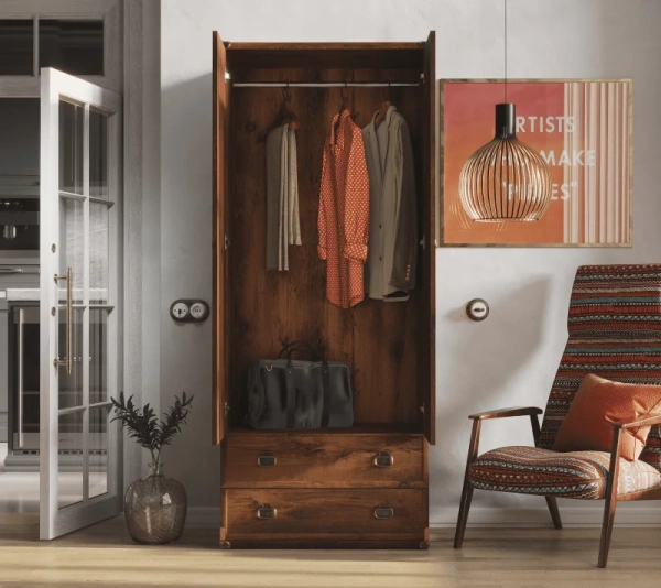 Шкаф ИНДИАНА JSZF 2d2s с полками