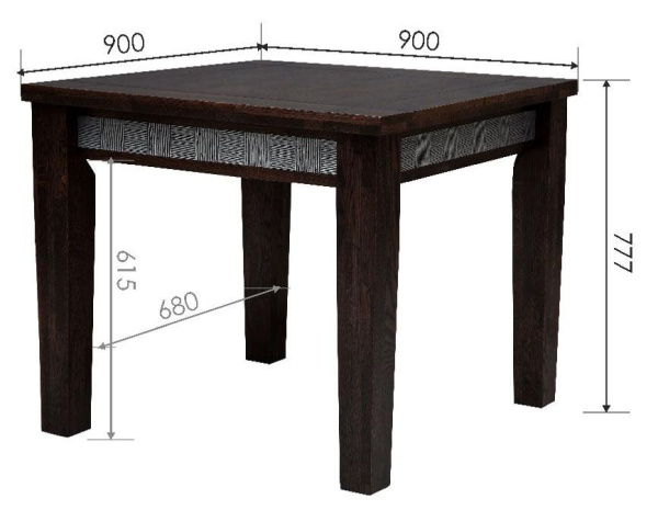 Стол Тунис 1 П6.343.4.01 (П352.01)