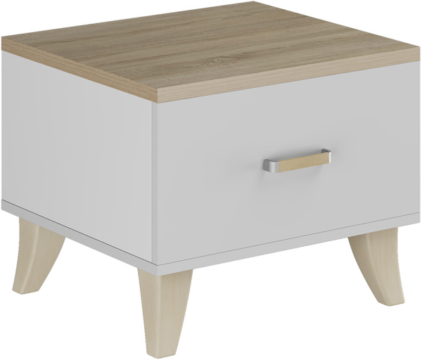 Тумба Элика (Дуб сонома/Белый ясень)