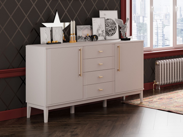 Комод Джали 4 ящика 2 двери