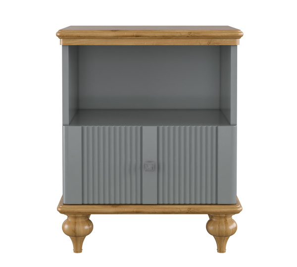 Тумба прикроватная Рандеву 01 (Серый 7042/Антик 24)