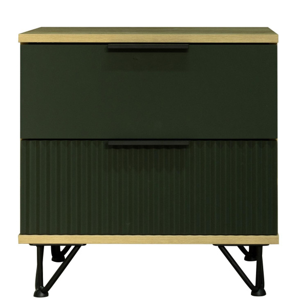 Тумба прикроватная Рокси П6.948.1.04 (Грин Софт+Дуб Кантри золотой)