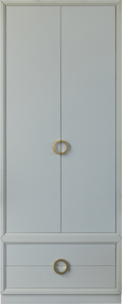 Шкаф для одежды 2д Флора П6.980.1.01 (Пепел)