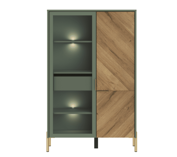 Шкаф с подсветкой СИЕНА REG1W1D/140