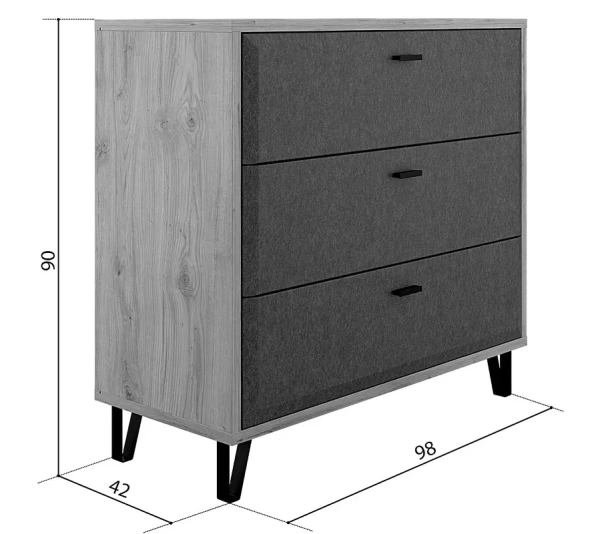 Комод ГРЕЙС KOM3S