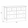 Комод Кантри Hemnes 08 ММЦ (Блек)