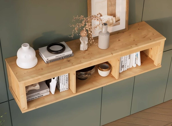 Полка навесная 148х34х37 Кымор Hemnes