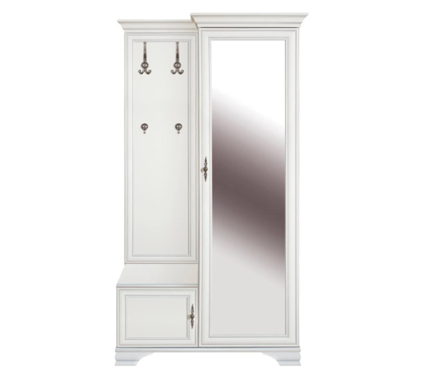 Шкаф с вешалкой KENTAKI S320-PPK/110P (Цвет Белый)