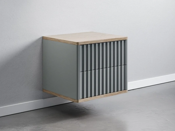 Прикроватная тумба подвесная Code VR4 (Цвет Серый)