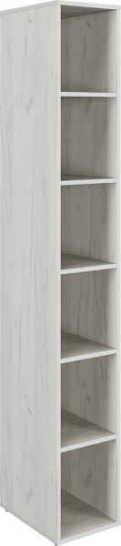 Пенал-стеллаж Сорренто (Дуб Крафт/Антрацит)