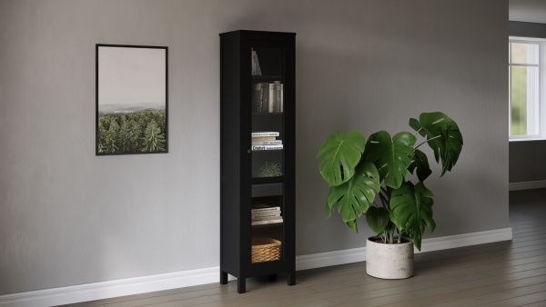 Шкаф витрина Кымор Hemnes дверь ст/ст