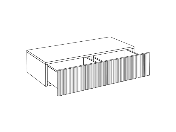 Консоль с 2 ящиками Canto