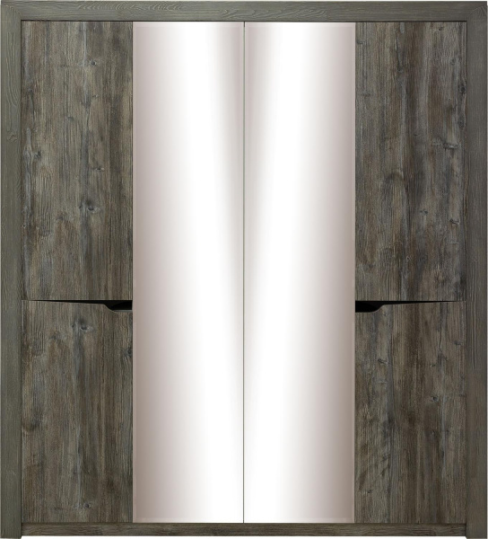 Шкаф для одежды 4д Ирвинг БМ2.748.1.27-01(2.748.1.00-01) (Сосна джексон)